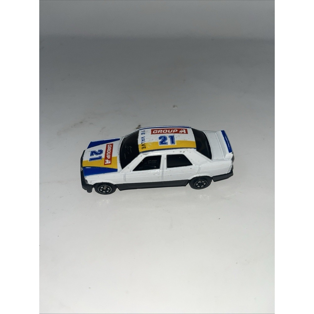 Vintage Yatming #821 White Mercedes Benz 1/64 Diecast Racecar #21 Group A VHTF